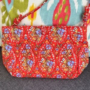 Vera Bradley Red Floral Crossbody Bag